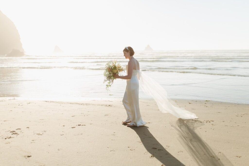 Arch Cape Elopement in Oregon