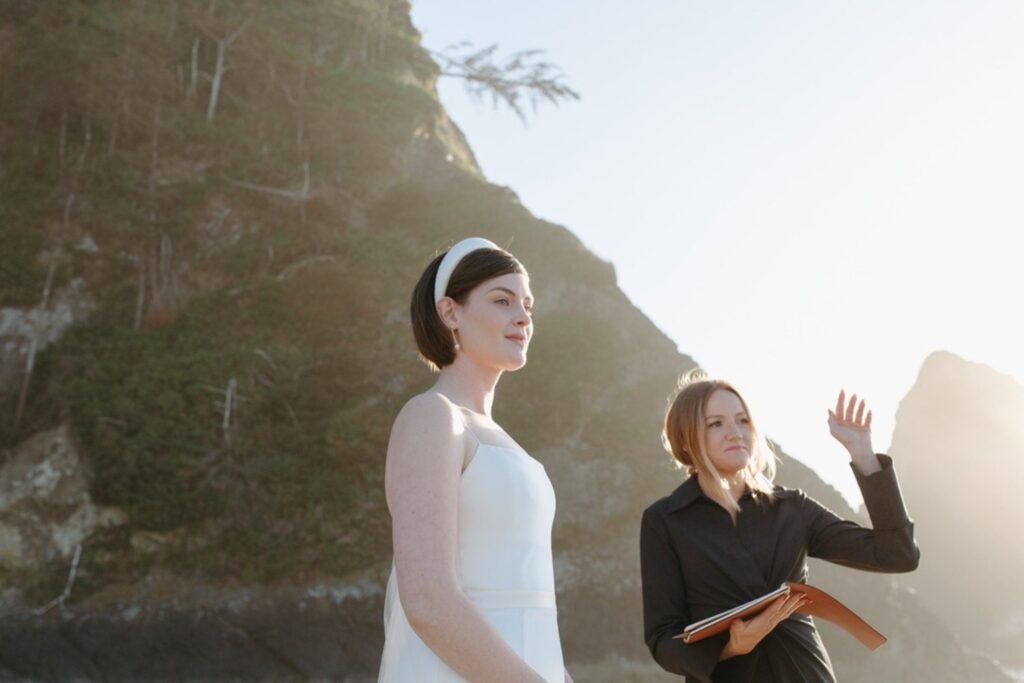 Arch Cape Elopement in Oregon
