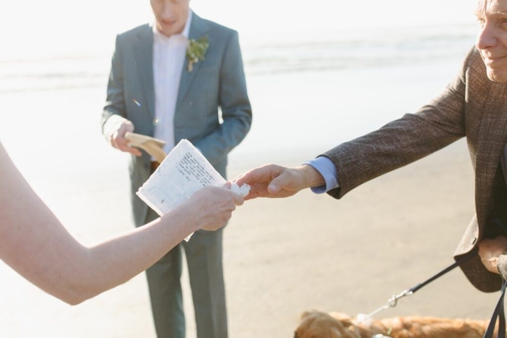 Arch Cape Elopement in Oregon