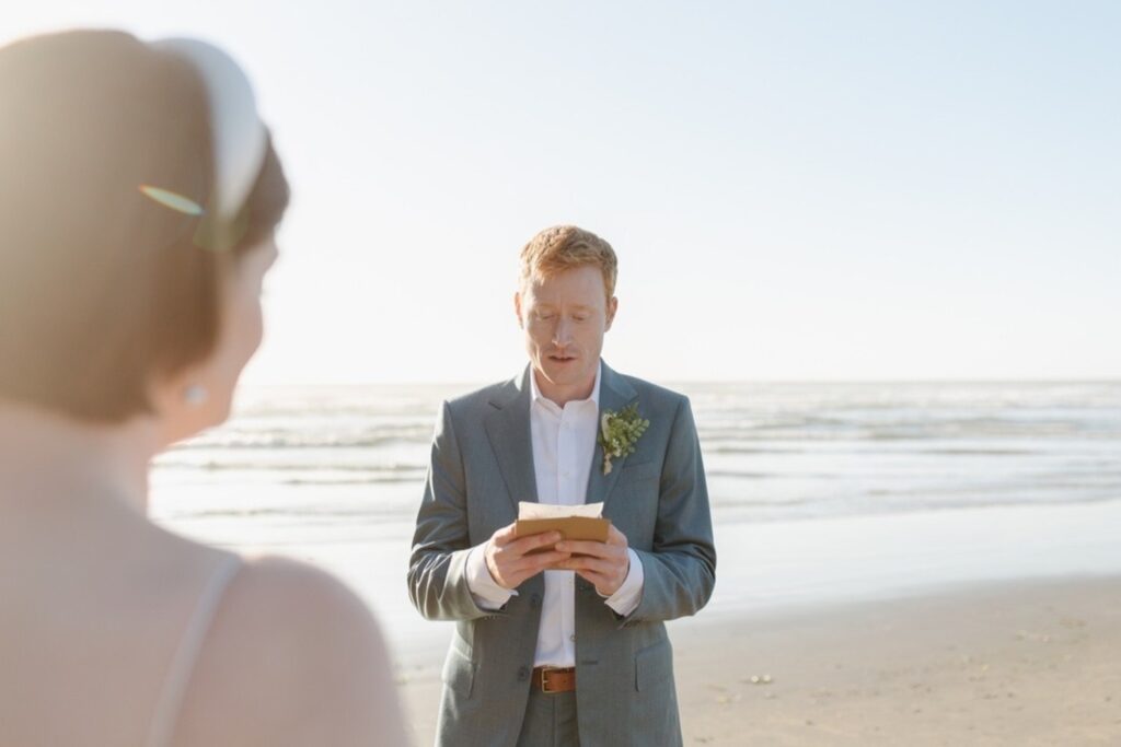 Arch Cape Elopement in Oregon