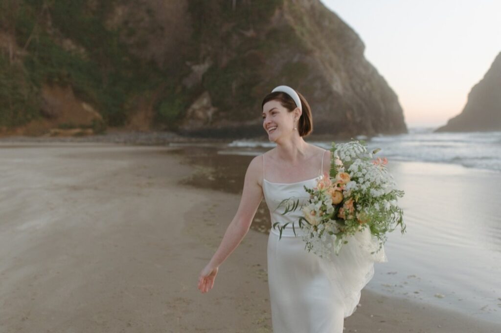 Arch Cape Elopement in Oregon