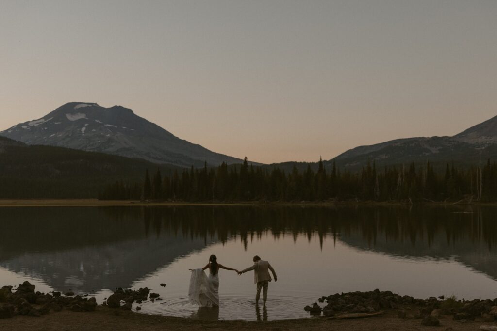 Micro Wedding at Sparks Lake