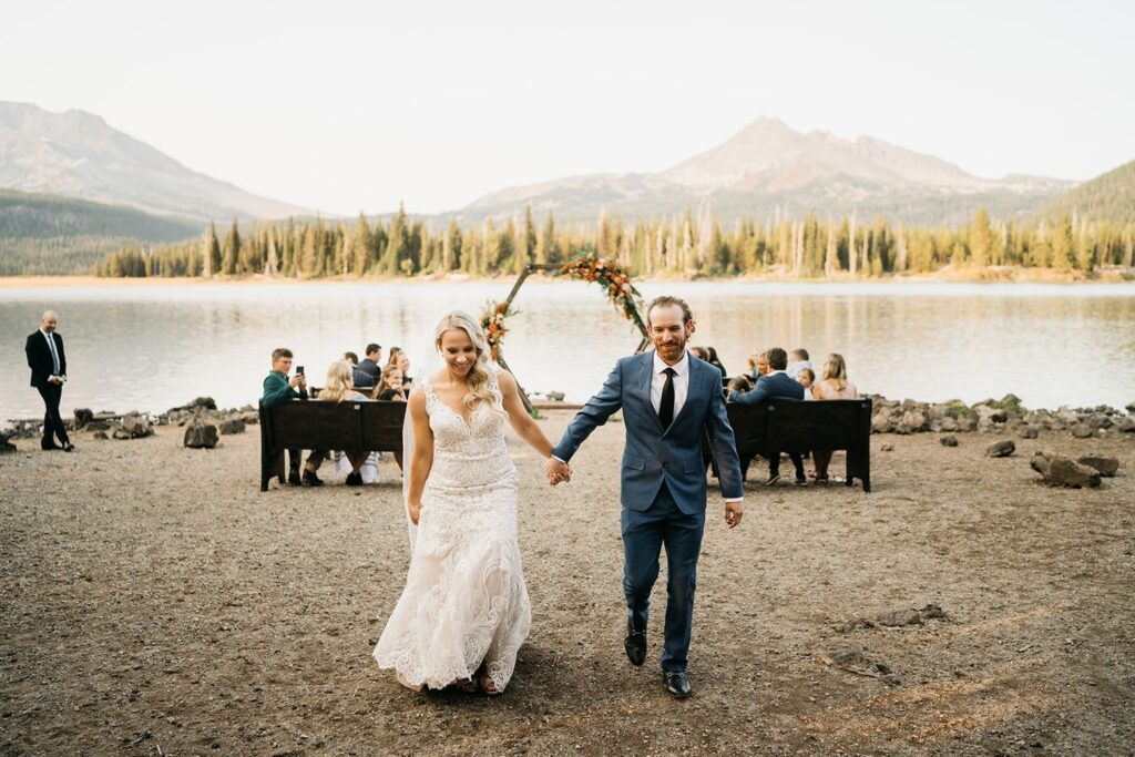 Mountain Inspired Micro Wedding at Sparks Lake