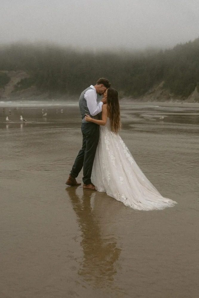 Sentimental Arch Cape Elopement on the Oregon Coast