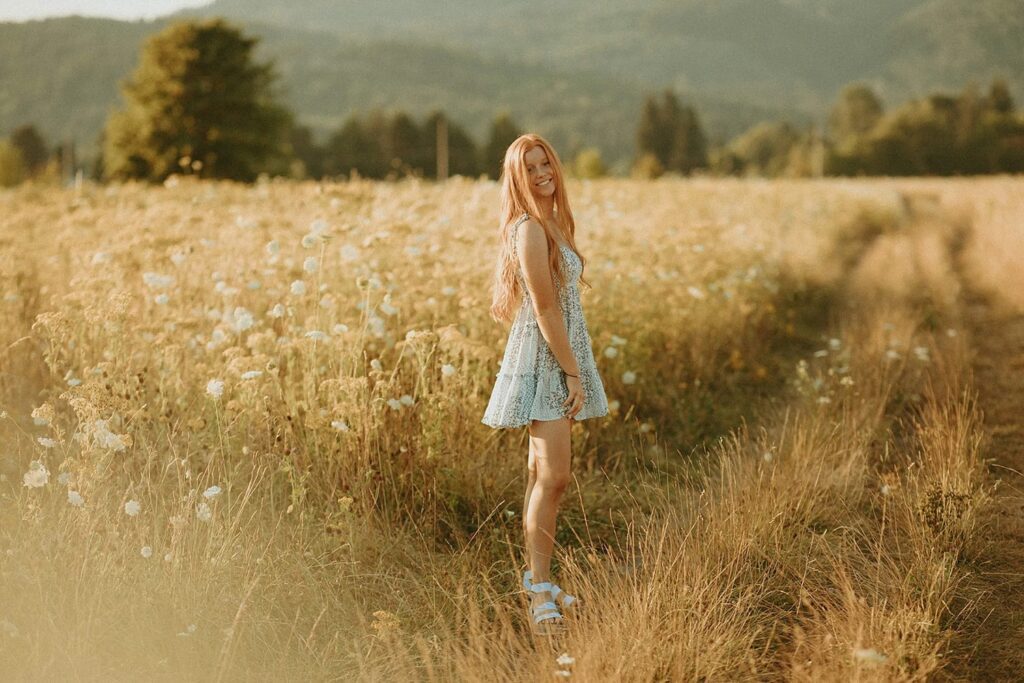 senior pics dress